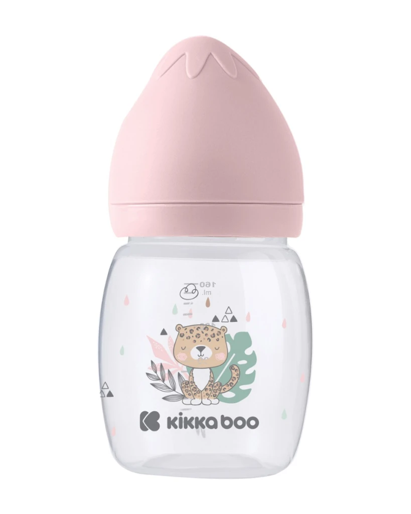 KIKKA BOO BOCA ZA HRANJENJE 180ML,SAVANNA PINK