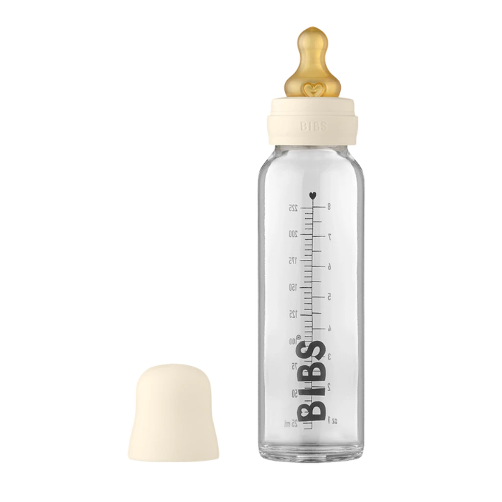 BIBS STAKLENA BOCA KOMPLETAN SET LATEX 225ML,IVORY