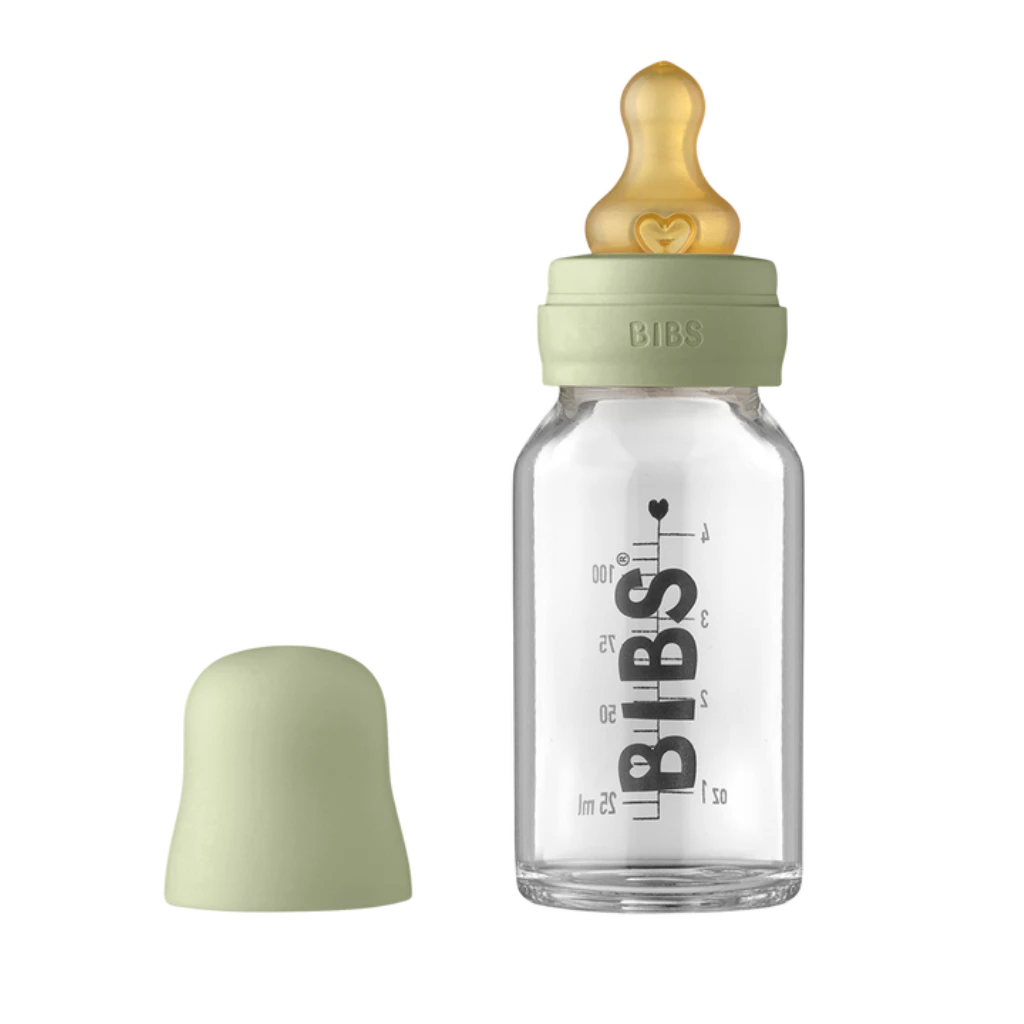 BIBS STAKLENA BOCA KOMPLETAN SET LATEX 110ML,SAGE