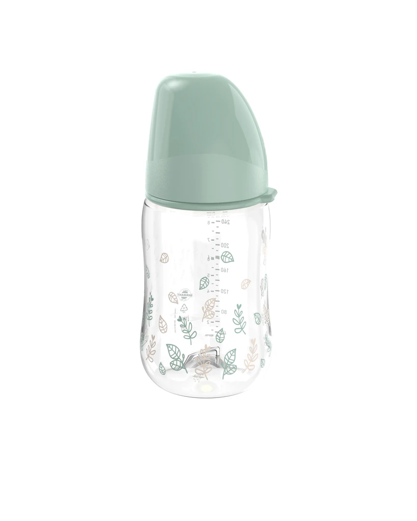 NIP BOCA ŠIROKOG GRLA PP,CHERRY GREEN BOY,GREEN,260ML,0+