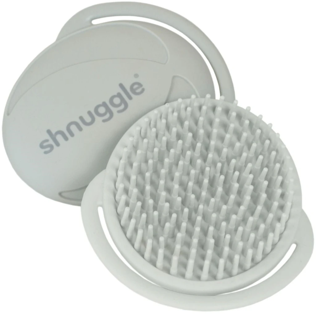 SHNUGGLE MEKA SILIKONSKA ČETKA ZA KUPANJE,GREY