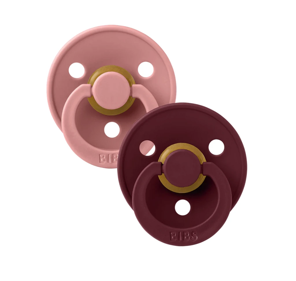 BIBS DUDE DUSTY PINK&ELDERBERRY,VEL.2