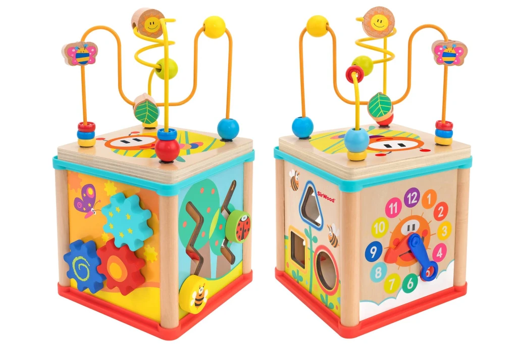 GLOBO DRVENA MULTIAKTIVNA KOCKA 16CM