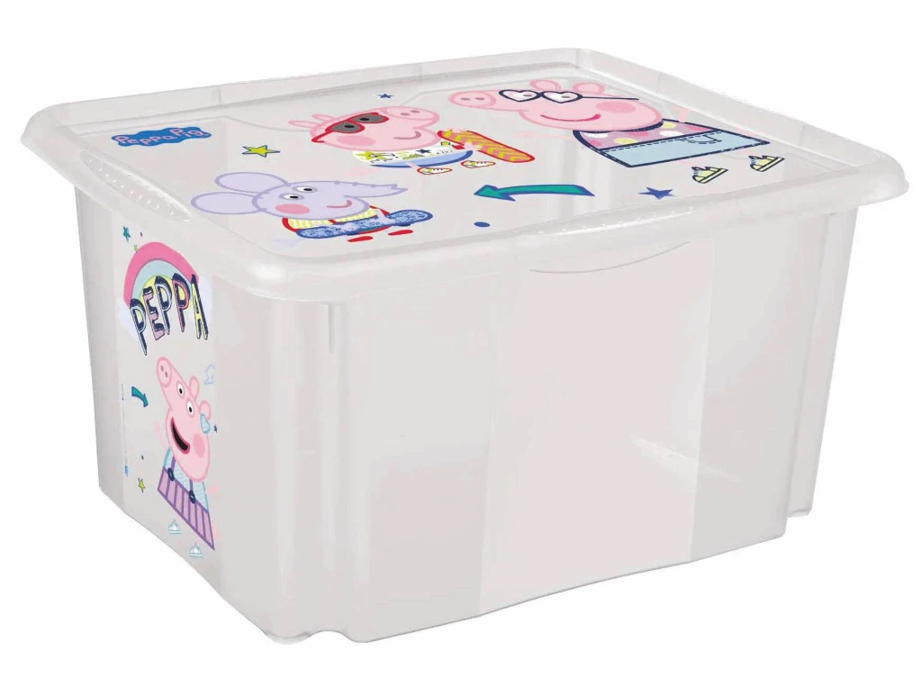 KEEEPER KUTIJA ZA IGRAČKE S POKLOPCOM PEPPA 45L