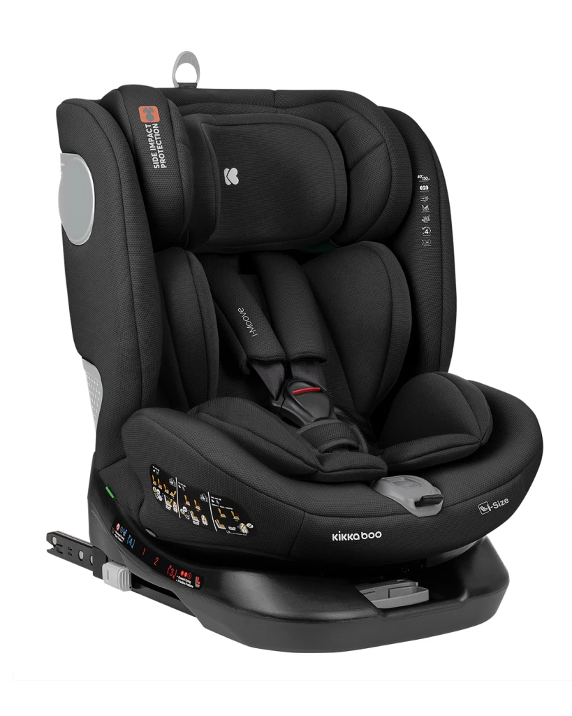 KIKKA BOO AUTOSJEDALICA 40-150CM I-MOOVE I-SIZE BLACK