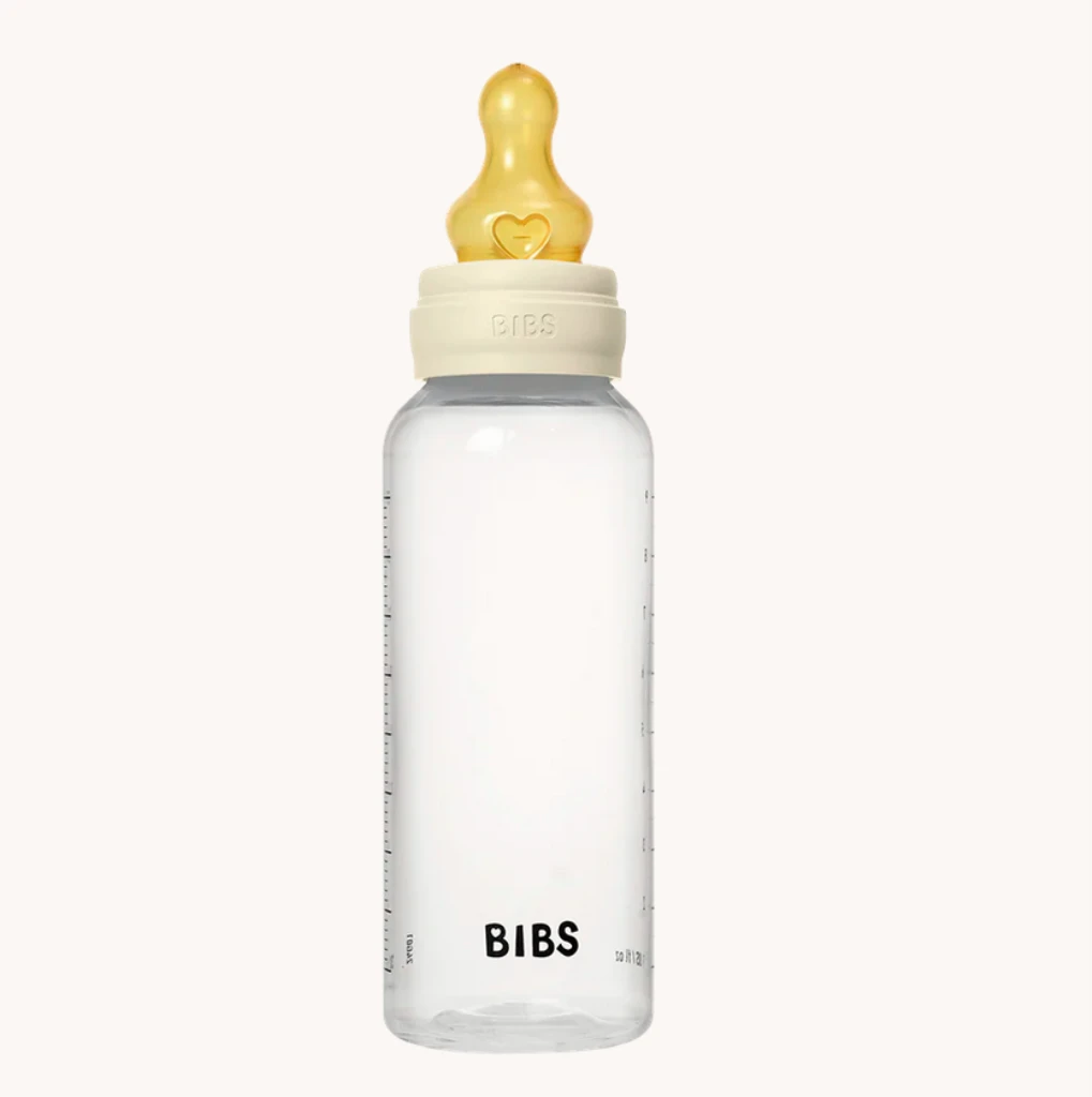 BIBS BOCA PP, 270ML, LATEX 1PAK, MEDIUM FLOW, IVORY