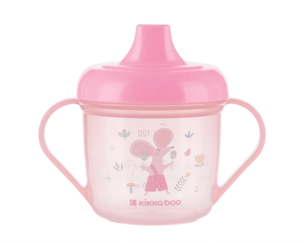 KIKKA BOO PP ŠALICA S IZLJEVOM 150ML PARTY PINK