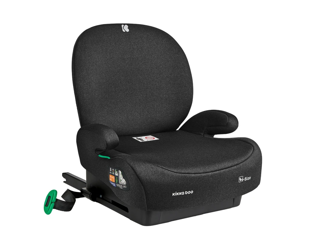 KIKKA BOO I-BOOST I-SIZE AUTOSJEDALICA 125-150CM, BLACK