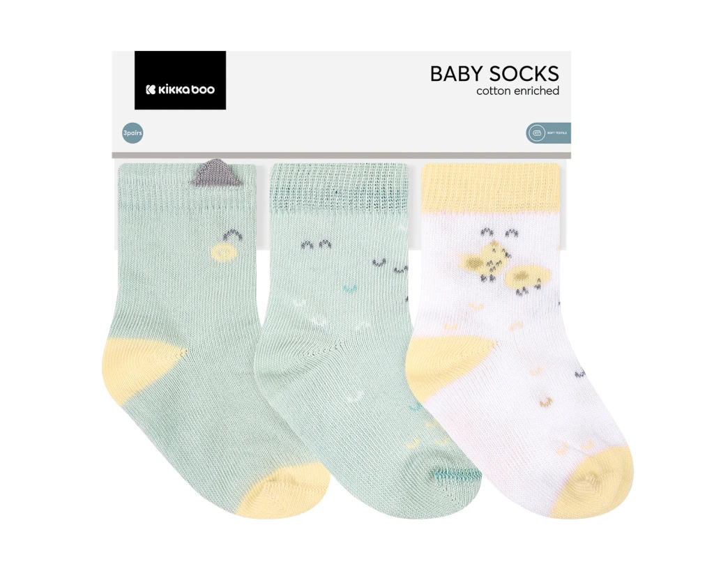 KIKKA BOO DJEČJE ČARAPE 3D SA UŠIMA SLEEPY SHEEP 6-12M