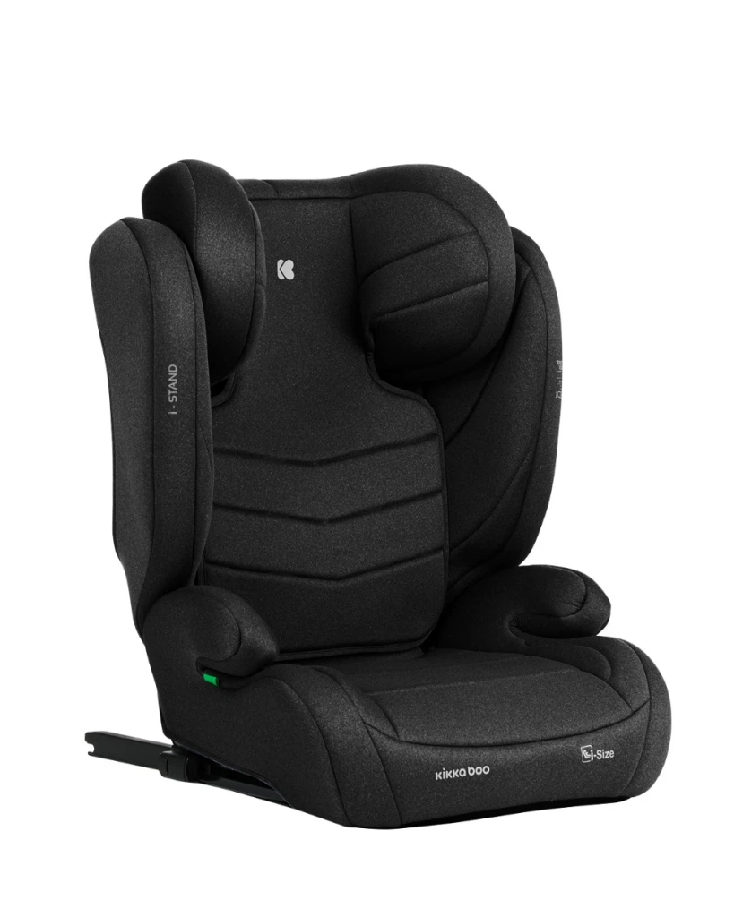 KIKKA BOO I-STAND,I-SIZE,AUTOSJEDALICA 100-150CM,BLACK